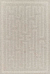 Tapis Transitionnel Maze 5'3\" x 7'0\" en Gris
