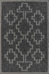 Tapis Transitionnel Esina 6'6\" x 9'0\" en Noir