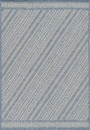 Tapis Transitionnel Livia 5'3\" x 7'0\" en Bleu