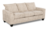 Sofa personnalisable Arc de Sofa Lab de 86 po fabriqué au Canada en tissu - Plush Parchment