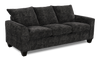 Sofa personnalisable Arc de Sofa Lab de 86 po fabriqué au Canada en tissu - Plush Charcoal