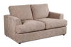 Causeuse personnalisable Curve de Sofa Lab de 65 po fabriqué au Canada en tissu - Chenille Praline