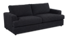 Sofa-lits personnalisable Curve de Sofa Lab de 88 po fabriqué au Canada en tissu - Teddy Raven