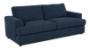 Sofa-lits personnalisable Curve de Sofa Lab de 88 po fabriqué au Canada en tissu - Chenille Pacific