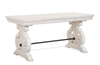 Bureau Milson de 62 po avec rangement - albâtre