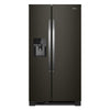 Réfrigérateur Whirlpool de 25 pi³ et de 36 po à compartiments juxtaposés - acier inoxydable noir - WRS555SIHV