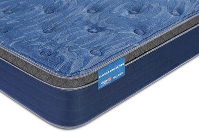 Springwall Milano Eurotop Medium Twin Mattress | Matelas moyen à Euro-plateau Milano de Springwall pour lit simple