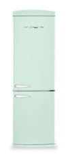 Réfrigérateur Classic Rétro par Unique de 24 po et de 12 pi3 à congélateur inférieur - vert menthe estival - UGP-340L LG AC