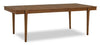 Table de salle à manger Ember de 74 po à 92 po (L) - brune