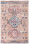 Carpette Kashkuli orange clair 7 pi 10 po x 10 pi 0 po