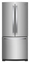 Réfrigérateur Whirlpool de 20 pi³ et de 30 po à portes françaises - acier inoxydable résistant aux traces de doigts - WRF560SFHZ