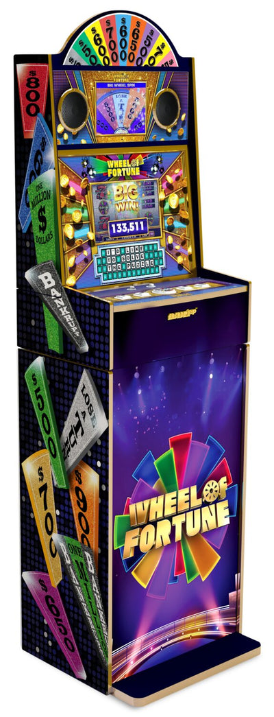 Arcade1Up Wheel of Fortune Casinocade Deluxe Arcade Game Cabinet | Borne d'arcade Wheel of Fortune Casinocade Deluxe de Arcade1UP