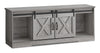 Meuble pour téléviseur moderne Marston de 60 po avec rangement et système de gestion des câbles pour téléviseurs jusqu’à 65 po - gris