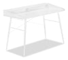 Bureau Jeremy de 47,25 po avec petite crédence - blanc