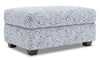 Pouf de rangement personnalisable The Trunk de Sofa Lab de 39 po fabriqué au Canada en tissu - Cadet multicolore