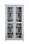 Armoire vitrée Athena de 36 po - grise