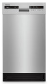 Lave-vaisselle encastré Whirlpool de 18 po et de 50 dBA avec commandes à l’avant - armoire en acier inoxydable monochrome - WDPS5118PM