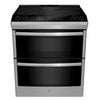 Cuisinière intelligente électrique Profile de 6,8 pi³ avec convection européenne véritable - acier inoxydable résistant aux traces de doigts - PCS980YMFS