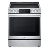 Cuisinière intelligente à induction LG Studio de 6,3 pi³ avec hublot InstaViewMD et friture à air - acier inoxydable Smudge-ProofMD - LSIS6338F