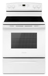 Cuisinière électrique Amana de 4,8 pi3 avec autonettoyage - blanche - YAER6603SFW