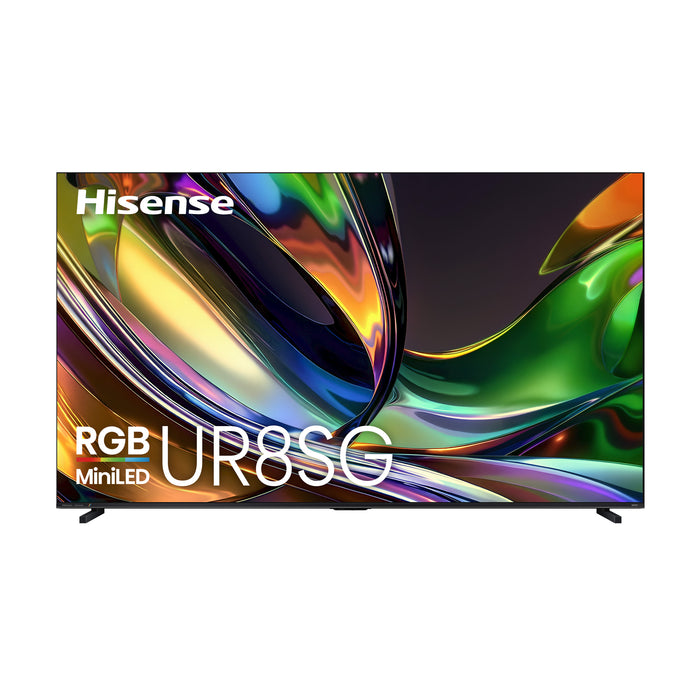 Téléviseur intelligent Hisense de 100 po avec technologie RGB Mini DEL et Google TV (100UR8SG) - modèle 2026 