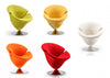 Tulip Modern 1-Piece Accent Chair in Green, Orange, Red, White and Yellow | Fauteuil d’appoint moderne Tulip 1 piece en vert, orange, rouge, blanc et jaune