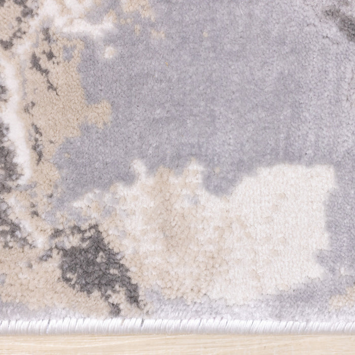 Carpette London à motif d’océan ondulé - 6 pi 7 po x 9 pi 6 po