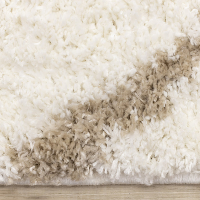Carpette à poil long douce Taylor - 5 pi 3 po x 7 pi 7 po