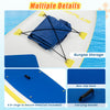 Goplus 11' Inflatable Stand Up Paddle Board Whth Accessories Paddle Hand Pump Repair Kit, Dark Blue