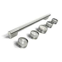  Trousse de poignées KitchenAid pour cuisinière à double énergie de style commercial 30 po – acier inoxydable – W11774724