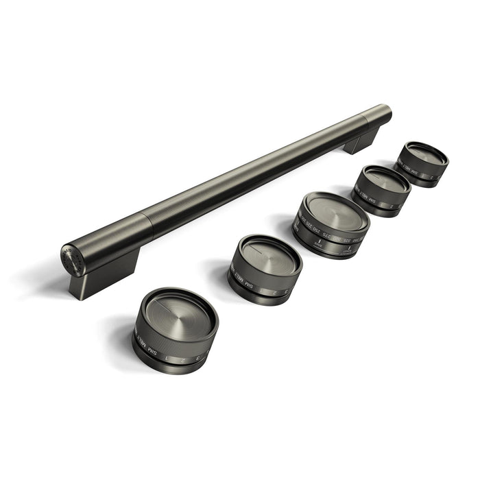 Trousse de poignées KitchenAid pour cuisinière à induction de style commercial 30 po – minerai noir – W11774735