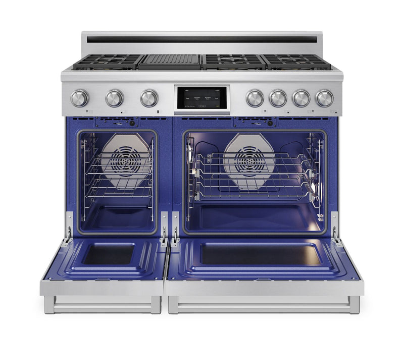 Cuisinière hybride professionnelle amovible Thor Kitchen de série X de 7,6 pi3 - acier inoxydable - XRD48E