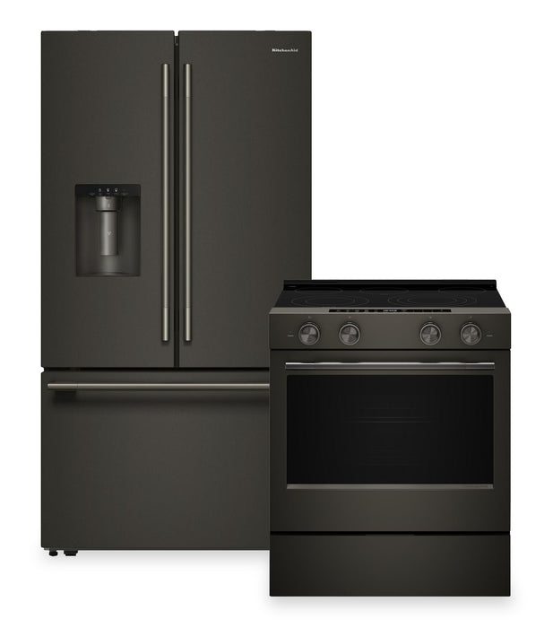 Ensemble de 2 électroménagers KitchenAid pour la cuisine - minerai noir 