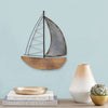 Metal 19" Boat Wall Decoration - Brown | Décoration murale bateau de 19 po en métal - brune