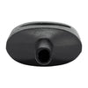 Metal 12" Small Modern Open Cut-Out Vase - Black|Petit vase moderne de 12 po en métal avec découpe - noir