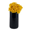 Ceramic 10" Grooved Vase - Navy Blue|Vase rainuré de 10 po en céramique - bleu marine