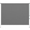 Outsunny Outdoor Roller Shade, 8' X 6' Patio Door Blinds, Dark Grey