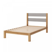  Kumiki lit plateforme à emboîtement en bambou avec tête de lit - Simple