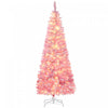 Homcom 6ft Snow Flocked Artificial Christmas Tree W/ Led Light|Homcom Arbre De Noel Artificiel Floque De Neige De 6 Pieds