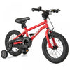 Costway 14-inch Kid's Bike For 3-5 Years Old With Adjustable Saddle & Anti-slip Handlebar Red