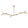 Dainolite Morgan 8 Light Horizontal Pendant Aged Brass Finish Lamp|Luminaire suspendu horizontal Morgan de Dainolite avec fini laiton vieilli et 8 ampoules