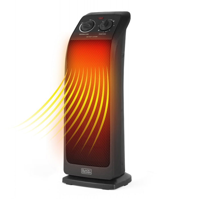 Radiateur tour Black+Decker de 18,7 po avec éléments en céramique
