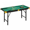 Soozier Ensemble De Table De Billard Pliante De 55 Po Reglable, Vert
