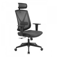 TygerClaw Fauteuil de Bureau Ergonomique a Dossier Haut en Maille