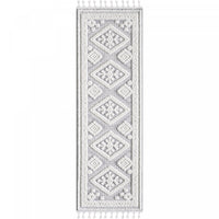 Carpette à poil long Quinto Twinkle orange - 5 pi 7 po x 7 pi 3 po