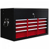 Homcom 6 Drawer 24" Metal Tool Box With Top Case, Ball Bearing Slides|Homcom Boite A Outils En Metal A 6 Tiroirs De 24 Po Avec Boitier Superieur