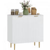 HOMCOM Sideboard Buffet Cabinet with Adjustable Shelves, White