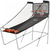 Homcom Double Shots Arcade Basketball Systeme Pliable Deux Joueurs Basketball