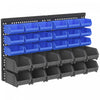 Durhand Wall Mounted Storage Bin Rack Tool Organizer With 30 Bins|Durhand Organisateur D'outils Support De 30 Bacs De Rangement Mural