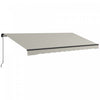 Outsunny 15' X 10' Auvent Retractable, Abri Pare-soleil, Gris Clair
